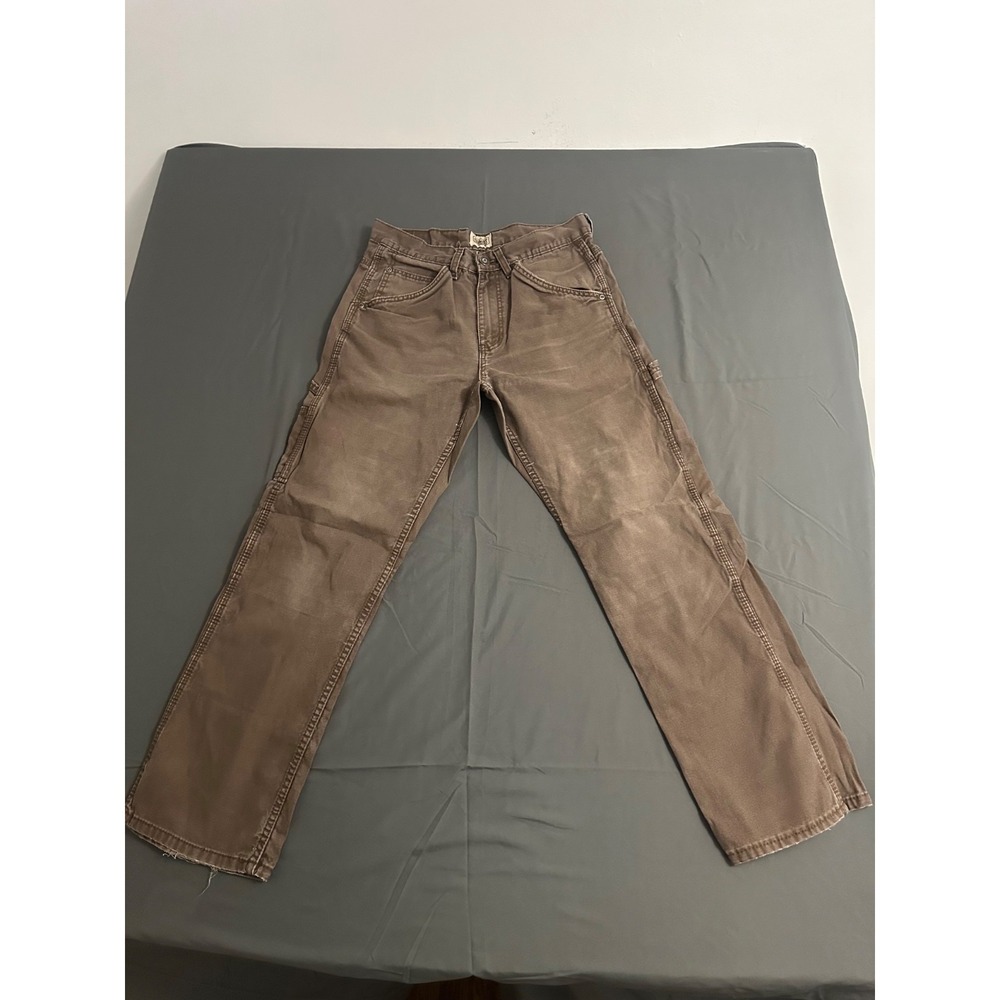 Schmidt Workwear Men's Size 32x32 Brown Jeans Work Pant RN98826